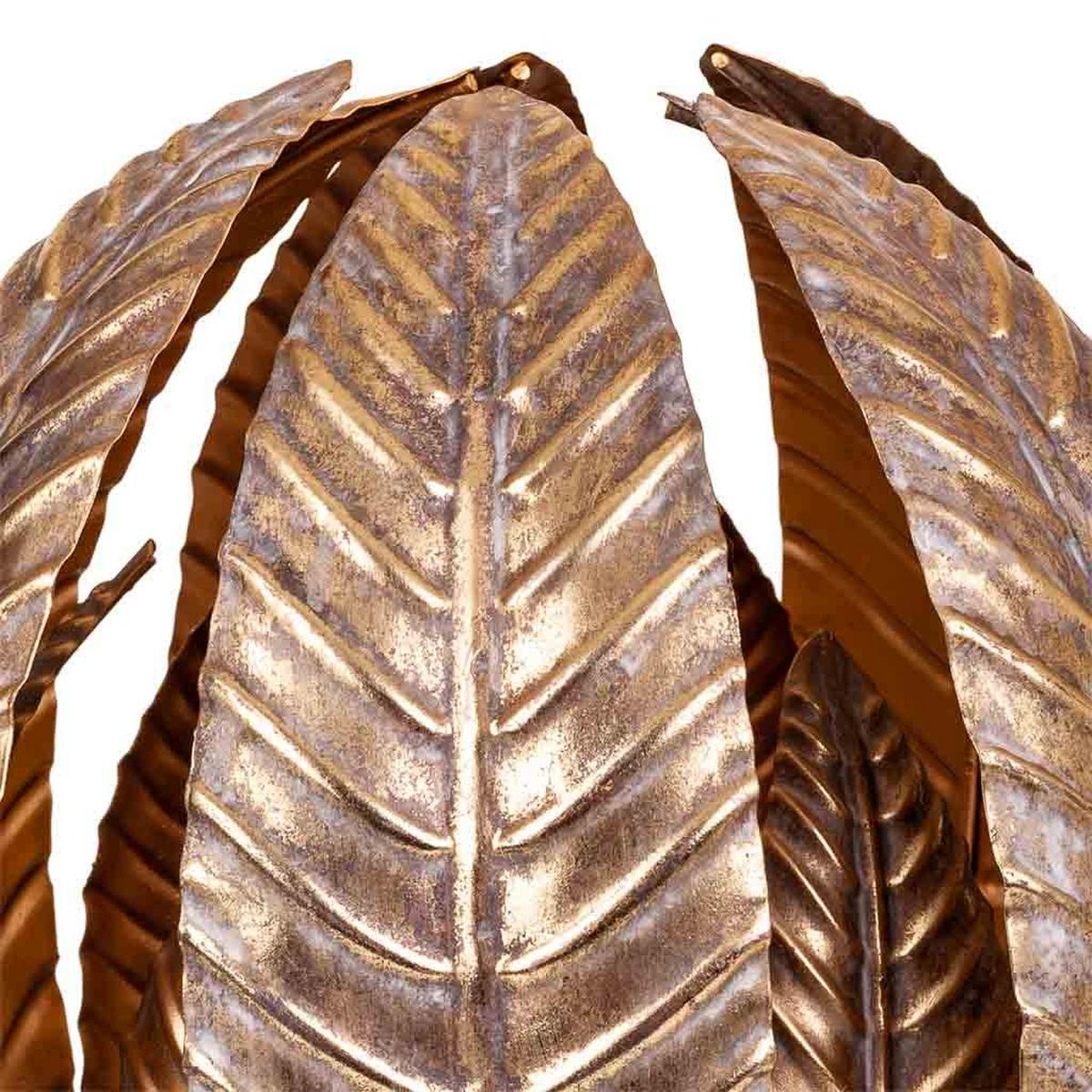 LAMPE aus Metall, golden, 35x40cm - Goldfarben, Metall (35/35/39.5cm) - Wanderlust
