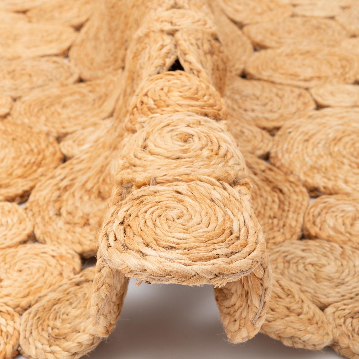NATURFASER TEPPICH JUTE SALSA NATUR CIRCLE RUND - Beige, Textil (200/200cm) - Pergamon