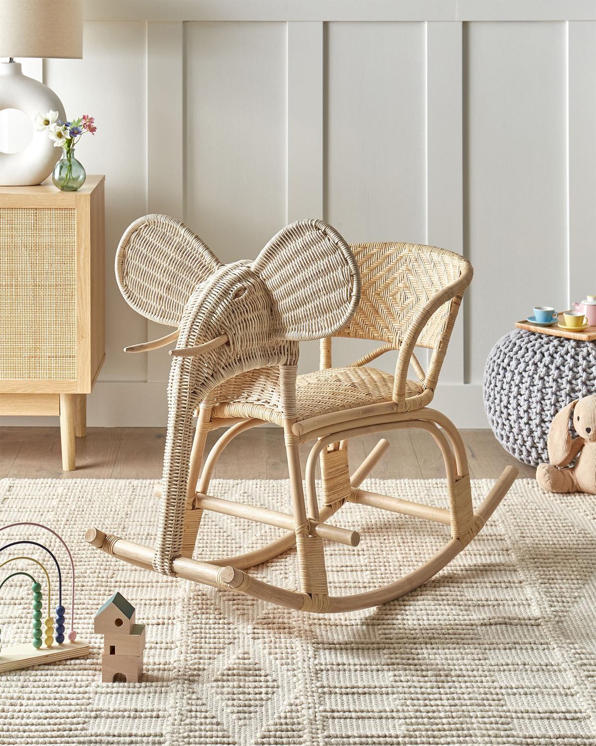 KINDERSESSEL Naturfarben Ampollino - Naturfarben, Naturmaterialien (60/74/100cm) - Beliani