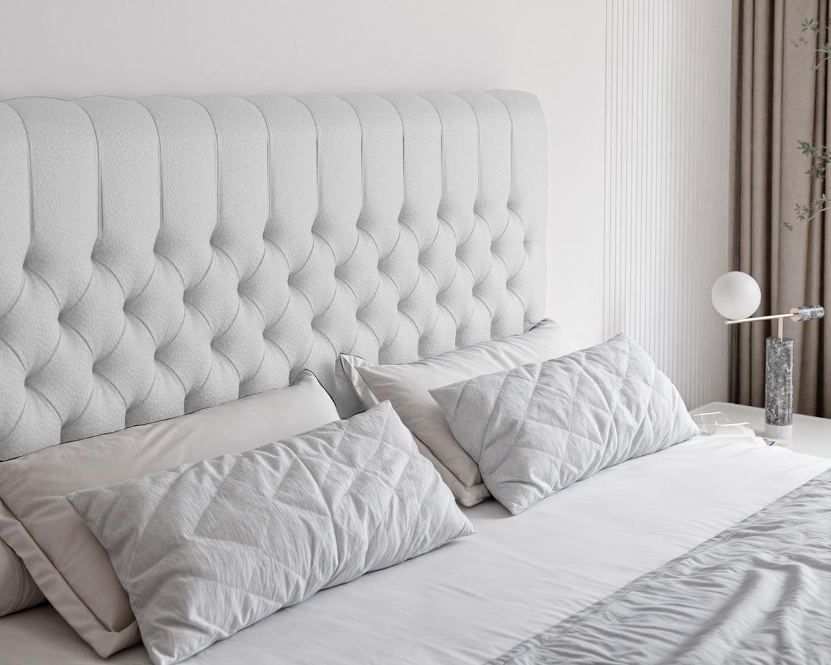BOXBETT 120x200 cm mit Topper - Weiß, Holzwerkstoff/Textil (120/200cm) - Idohome