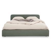 POLSTERBETT MARINI 140x200 cm grün - Grün, Textil (140/200cm) - IDIMEX