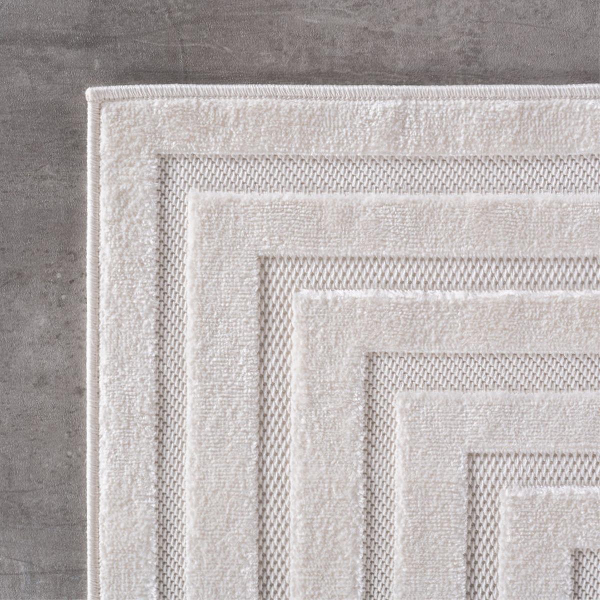 TEPPICH Outdoor ORTLER in Creme, mit 3D-Design, Florhöhe 4 mm, 240 x 340 cm - Beige, Textil (240/340cm) - KADIMA DESIGN