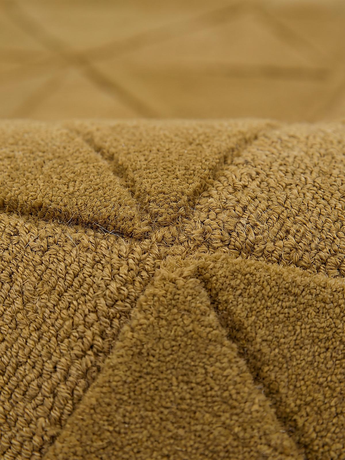 WOLLTEPPICH handgetuftet DEBEN, Splitterformen, Ocker, 200 x 290 cm - Gelb, Textil (200/290cm) - KADIMA DESIGN