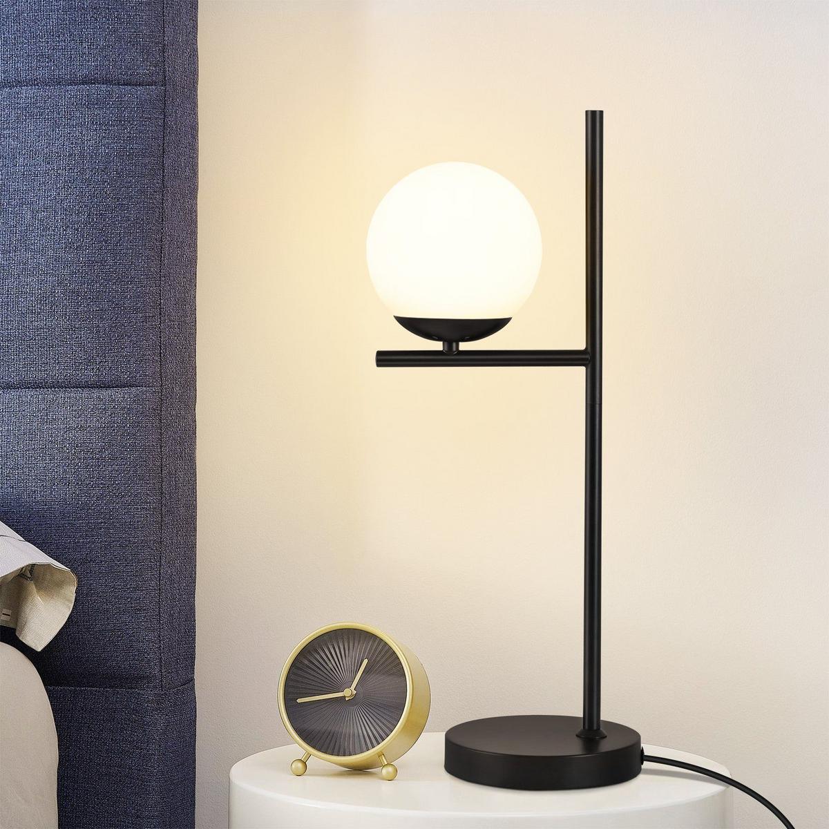 TISCHLEUCHTE Oase 22/22/50 cm - Schwarz, Metall (22/22/50cm) - Nettlife