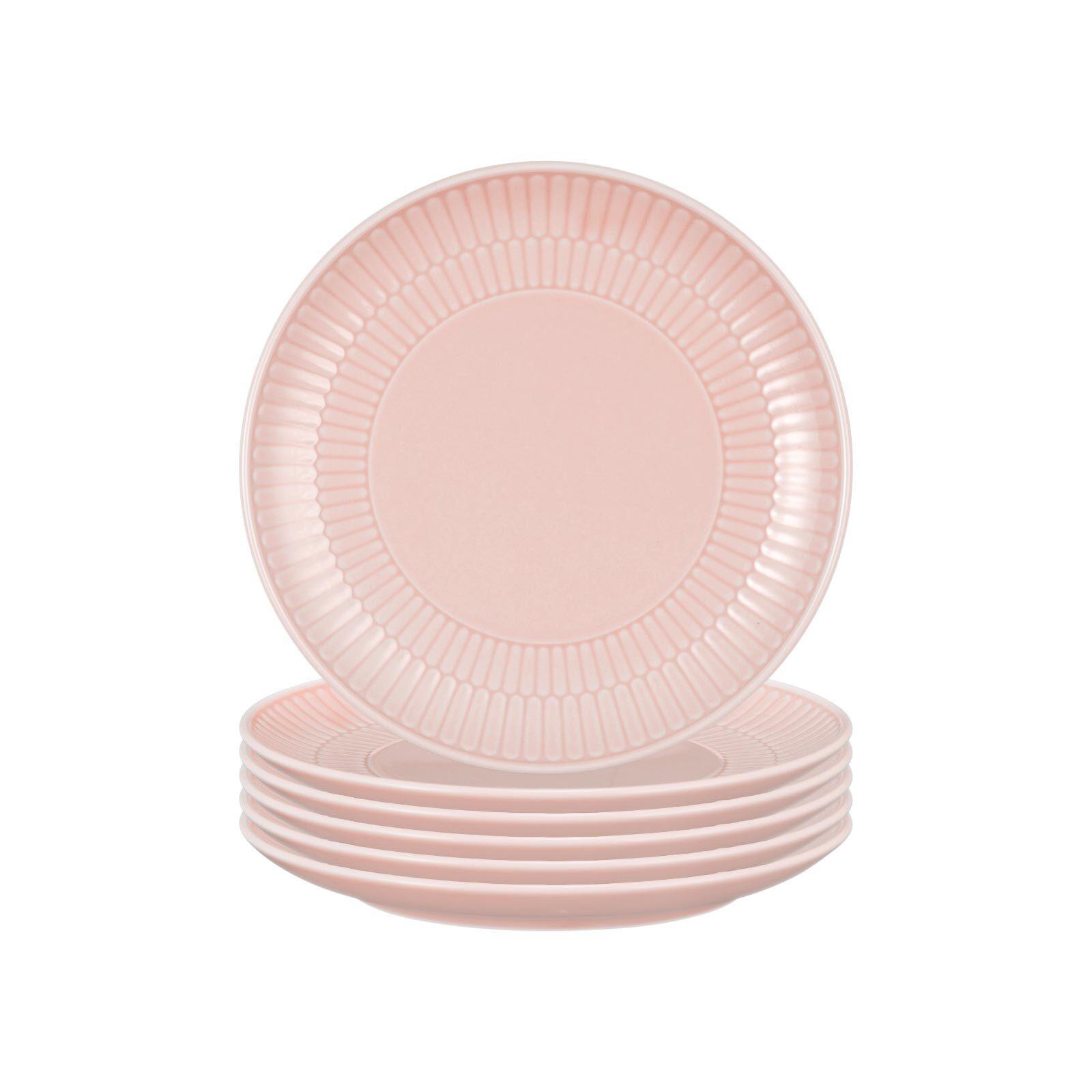 BROTTELLER Amina Rosé ø 16,3 cm 6er Set - Rosa, Keramik (16.3cm) - Seltmann Weiden