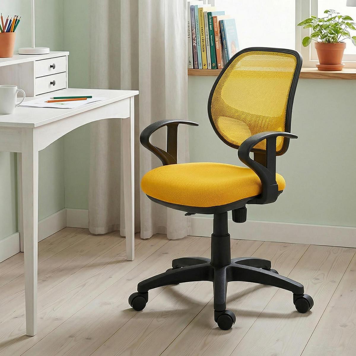 KINDERDREHSTUHL COOL gelb - Gelb, Textil (58/97/58cm) - IDIMEX