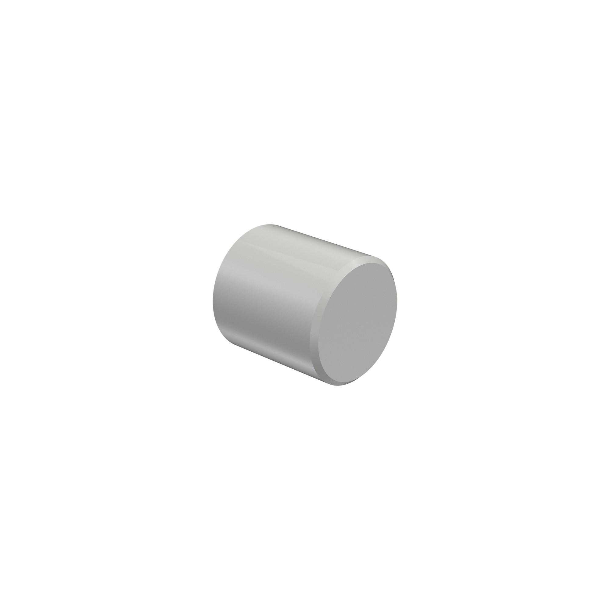 ENDSTÜCKE FÜR GARDINENSTANGEN 20 mm Ø, Santo Weiß, Packung 2 Stück - Weiß, Metall (2.5/2.5/2.5cm) - INTERDECO