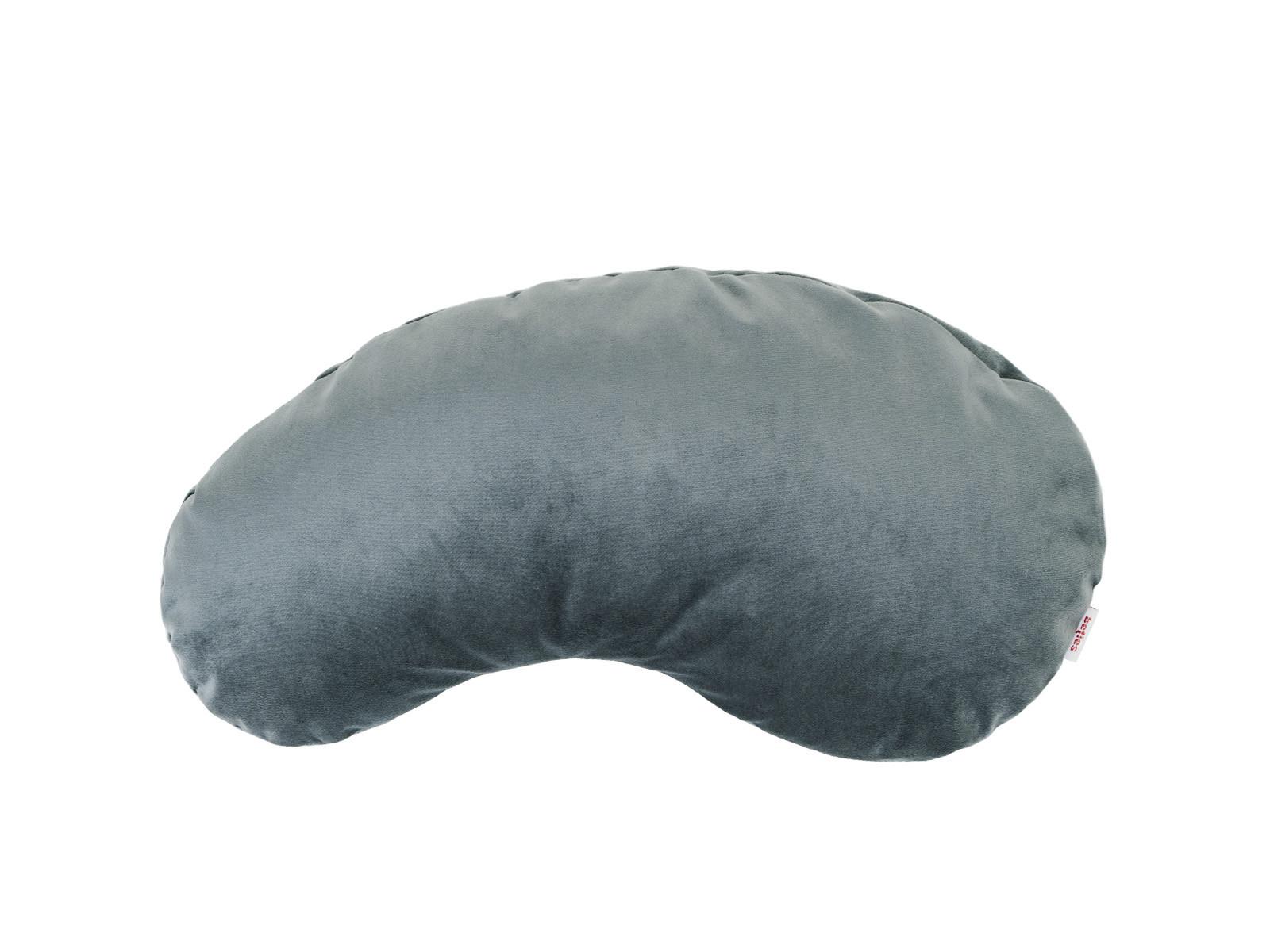 KISSEN-BOHNE Samt&Sonders stein-grau 45/25 cm - Grau, Textil (25/45cm) - beties Heimtextil