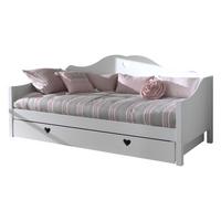 KOJENBETT Kamila 211x95x97 aus MDF in Weiß - Weiß, Holzwerkstoff (90/200cm) - 58aufmkessel