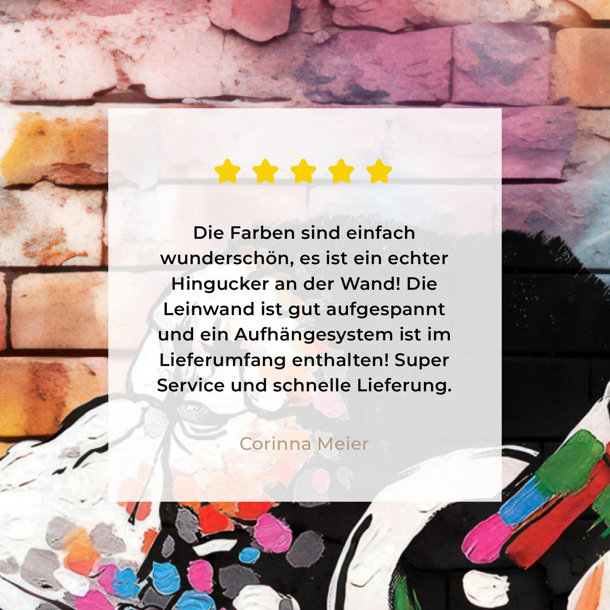 LEINWANDBILD Affe - Graffiti - Musik Room Decor 30x40 cm - Multicolor, Textil (30/40cm) - MuchoWow