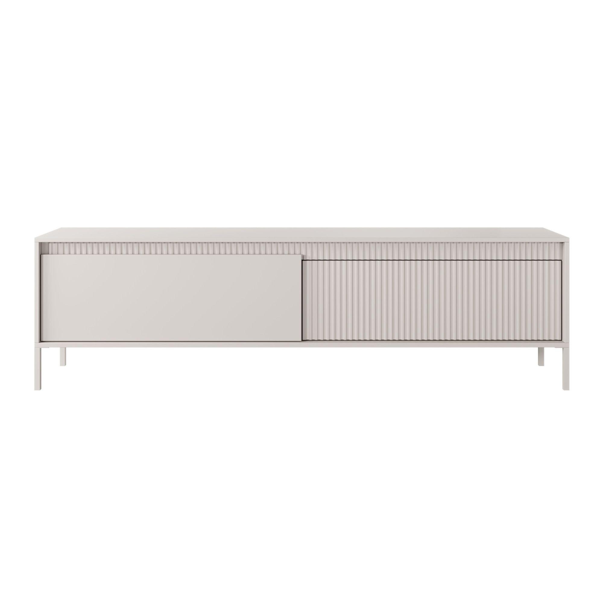 TV-SCHRANK Falsetto Beige 187 cm - Beige, Holzwerkstoff/Metall (187.1/53.4/39.5cm) - Selsey