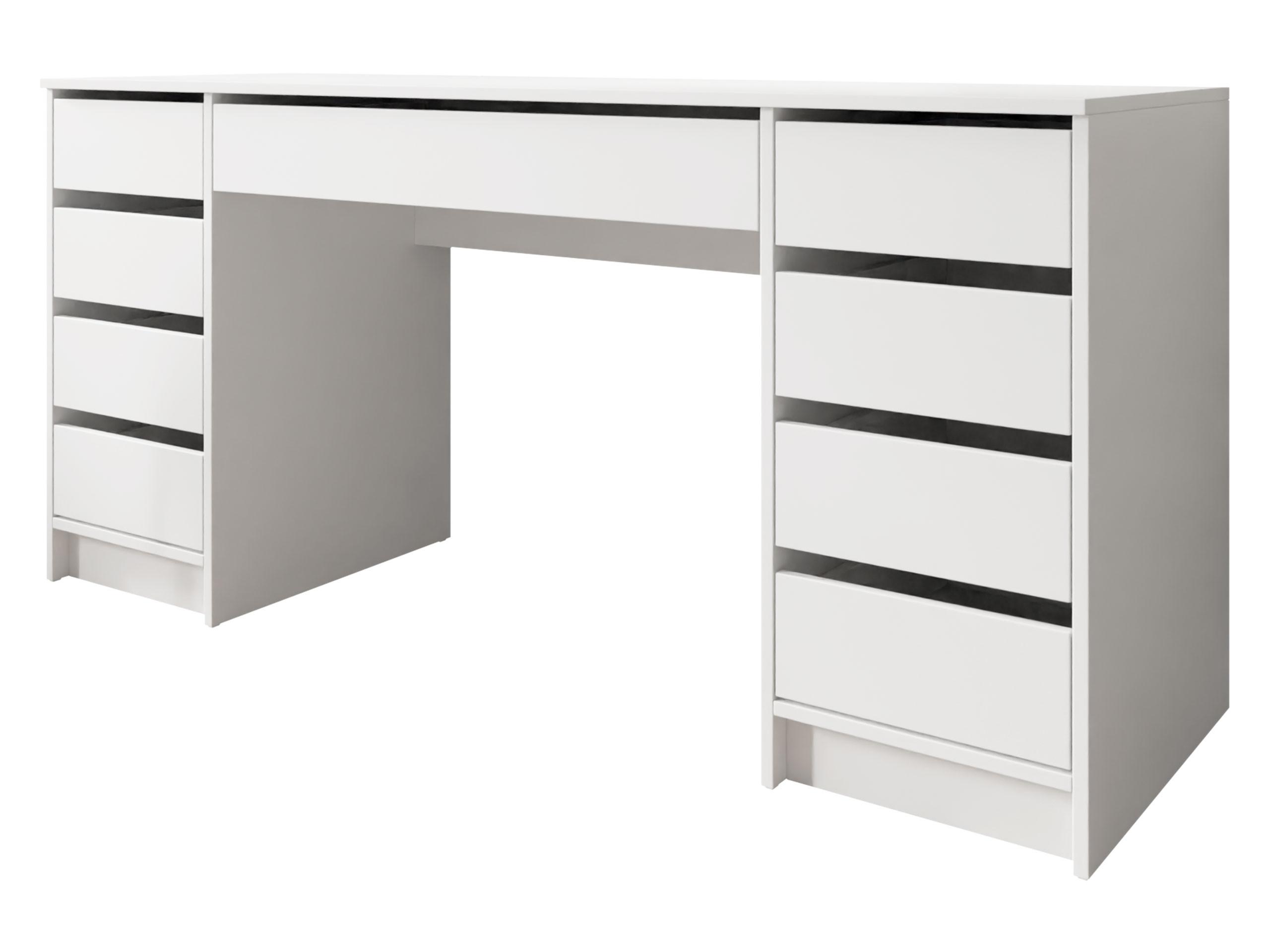 SCHREIBTISCH Ada Bis - Weiß, Holzwerkstoff (154/55/76cm) - MIRJAN24