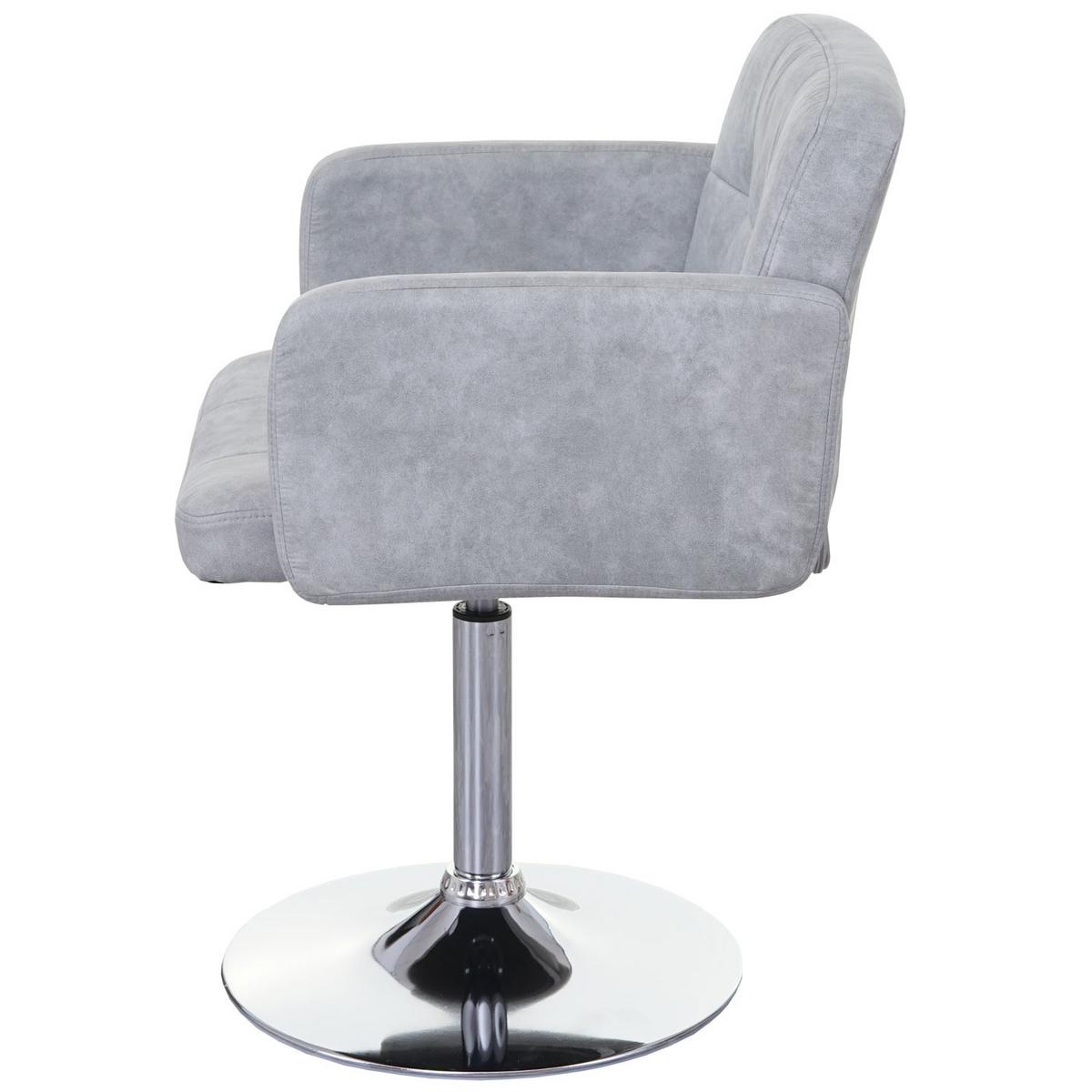 ESSZIMMERSTUHL Grau - Grau, Textil (60/80/55cm) - MCW