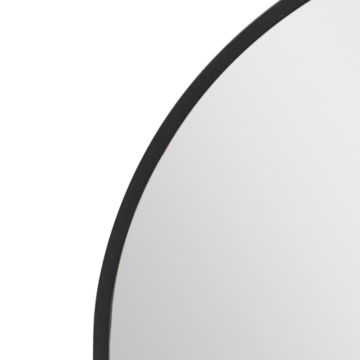 WANDSPIEGEL Corato - Schwarz, Glas/Metall (38.4/2.8/78.4cm) - [en.casa]