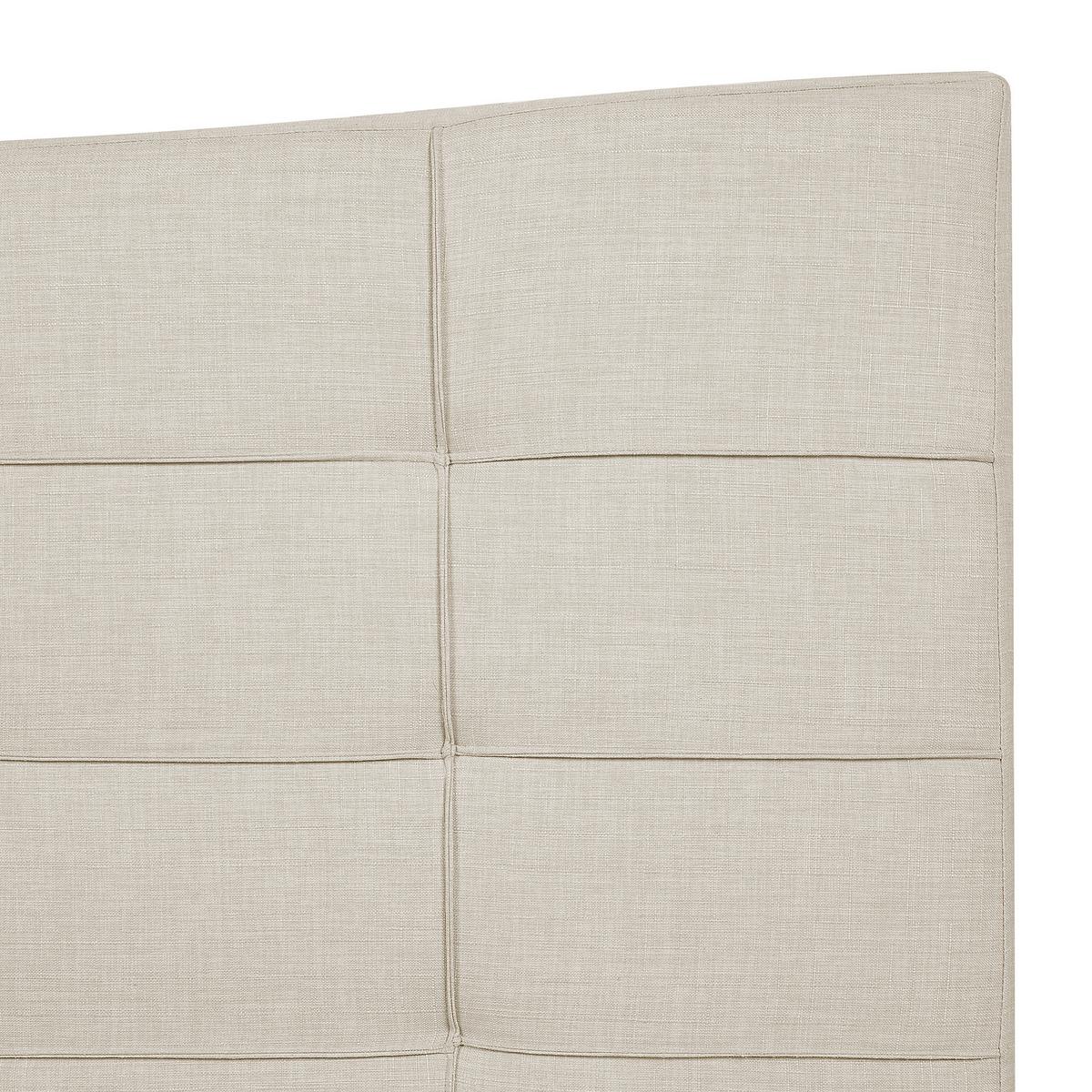 POLSTERBETT 180/200cm Helles Beige Lannion - Beige, Textil (180/200cm) - Beliani