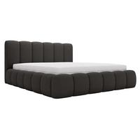 POLSTERBETT Cloud 120x200 Bouclé-Stoff Schwarz - Schwarz, Textil (120/200cm) - Graingold