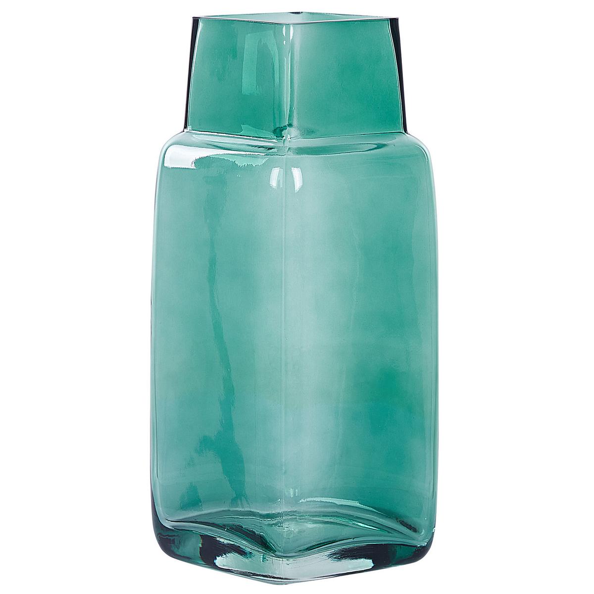 BLUMENVASE Glas grün Merbaka - Grün, Glas (26cm) - Beliani