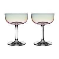 SEKTSCHALEN / DESSERTSCHALEN Like Glass Pearl 100 ml 2er Set - Multicolor, Glas (0.1L) - like.Villeroy & Boch