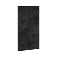 VITRINE Nilo Schwarz - Schwarz, Holzwerkstoff (80/153/3cm) - Petits-meubles