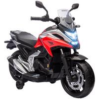 KINDER Elektro-Motorrad, 12V Kindermotorrad mit MP3, USB, LED-Scheinwerfer Rot - Rot, Kunststoff (107/46/75cm) - AIYAPLAY