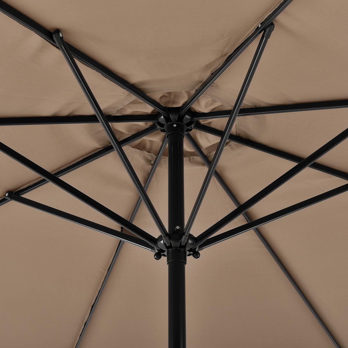 SONNENSCHIRM Budapest - Beige, Textil/Metall (300/300cm) - casa.pro