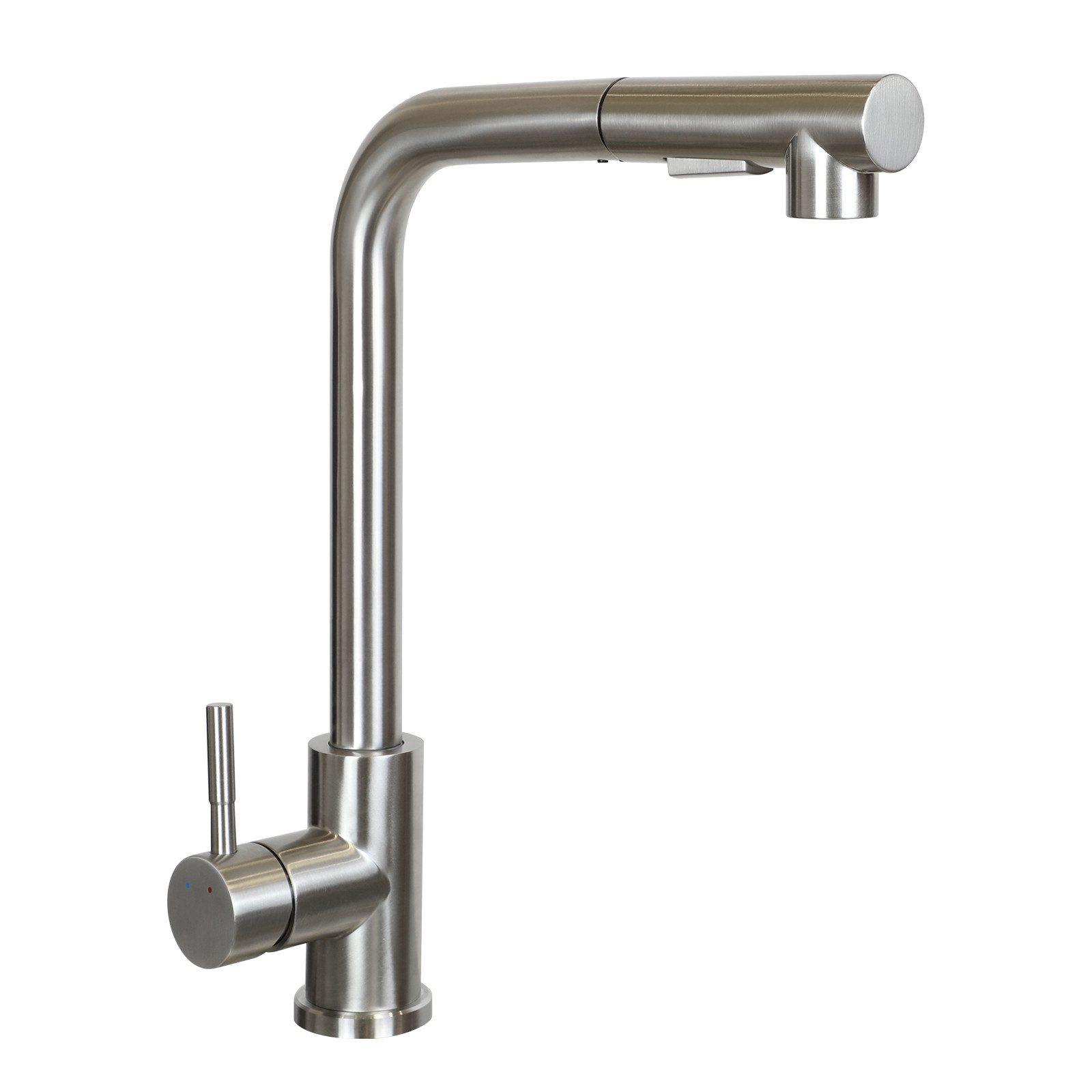 KÜCHENARMATUR Brandisi 25/5/36 cm - Silberfarben, Metall (5/36/25cm) - ZMH