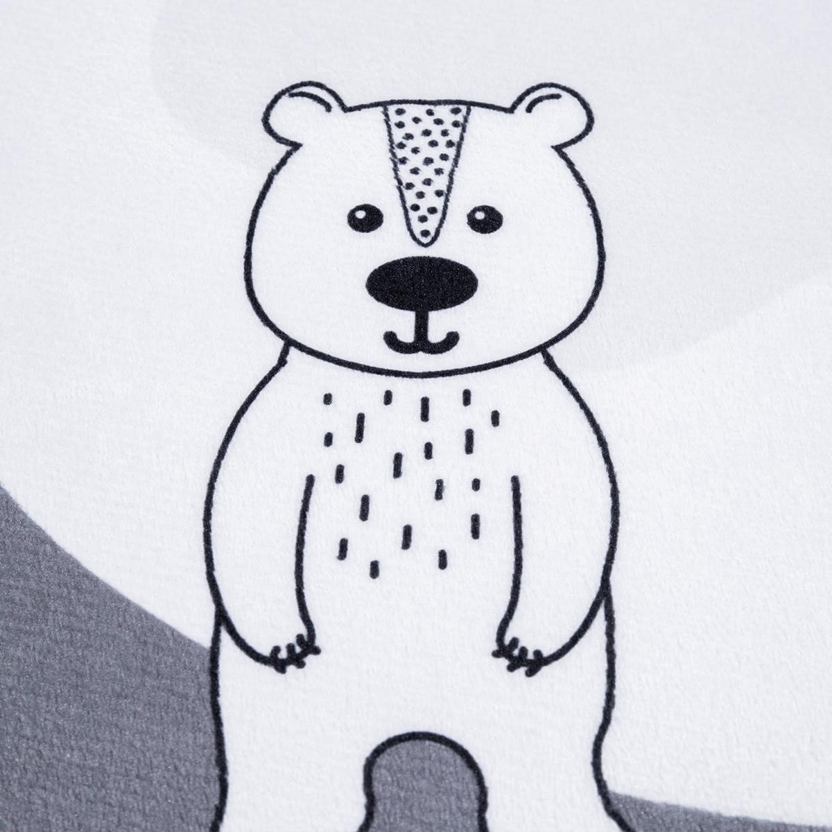 KINDERTEPPICH Waschbar, mit Reise-Motiv, Weiß, Ø 150 cm - Weiß, Textil (150/150cm) - KADIMA DESIGN