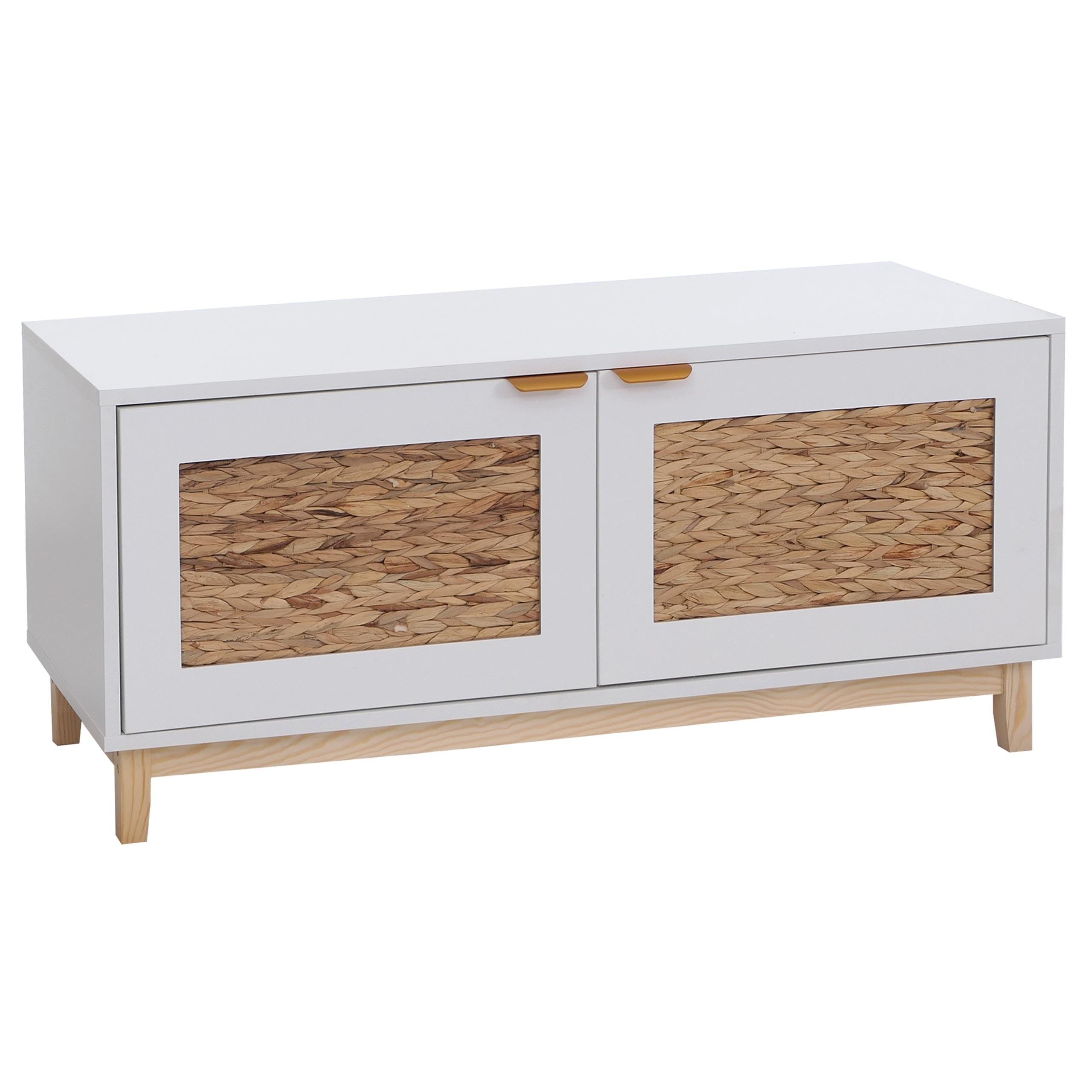 SITZBANK Weiß - Weiß, Holz (100/45/42cm) - MCW