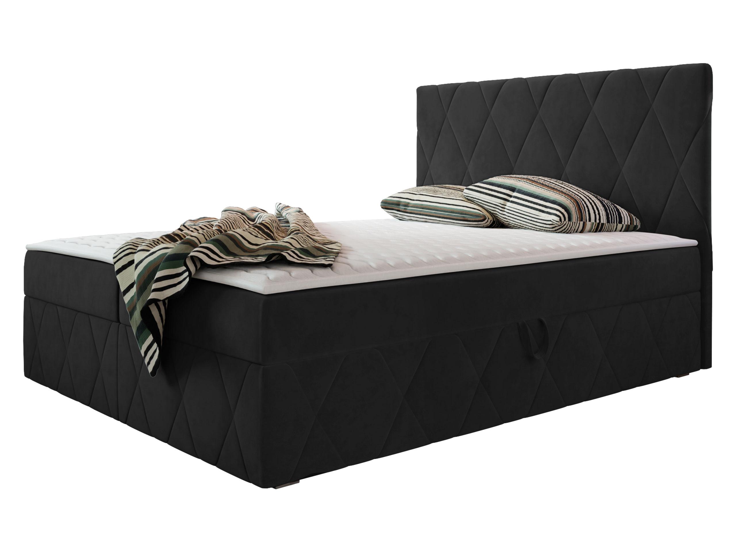 BOXBETT Simoti - H3 - Schwarz, Holzwerkstoff (160/200cm) - MIRJAN24