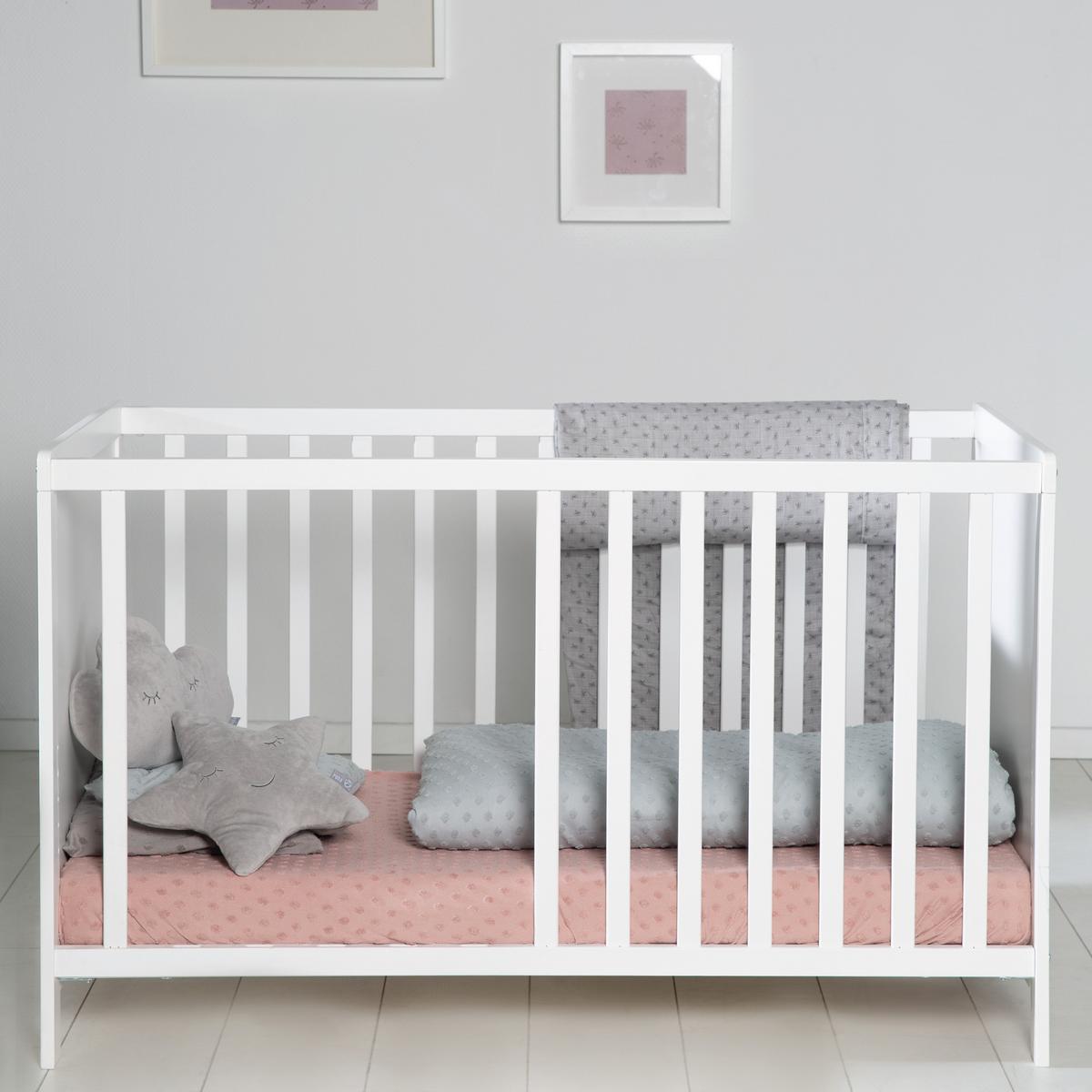 KINDERZIMMERSET 3-tlg roba Style grau - Weiß, Holzwerkstoff (66/76/123cm) - Roba