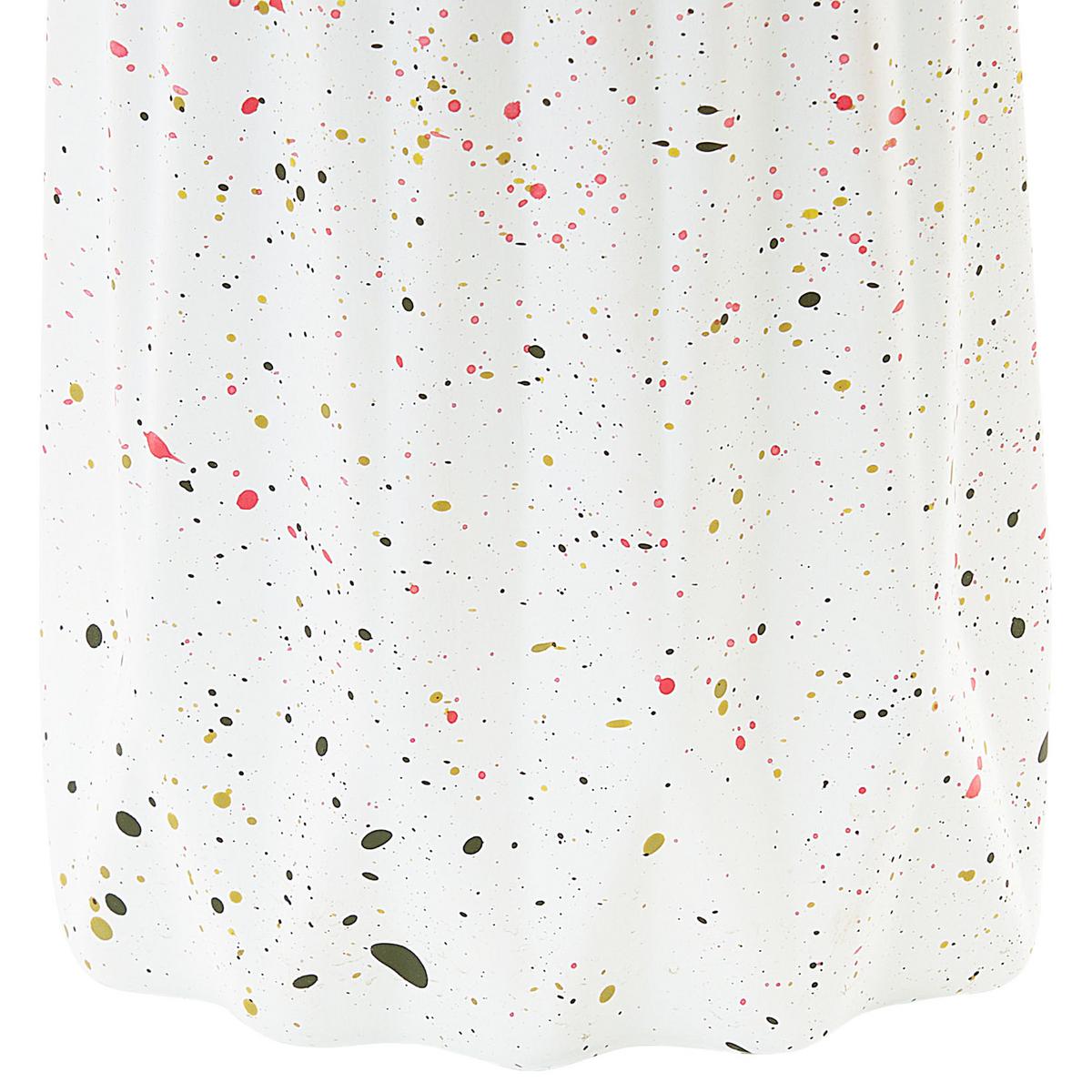 BLUMENVASE Steinzeug weiß Amaliada - Weiß, Stein (24cm) - Beliani