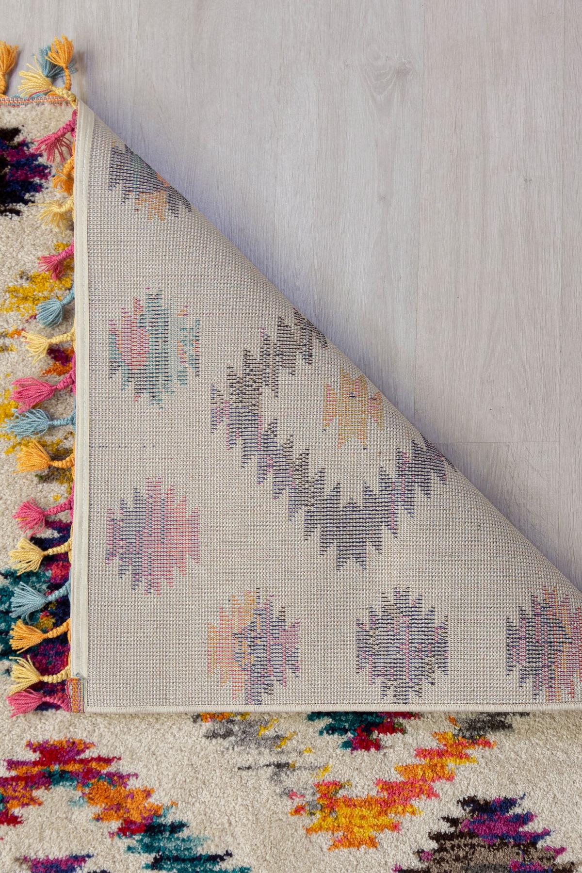 TEPPICH ARUN, geometrisch-abstrakt, Bunt, 120 x 170 cm - Multicolor, Textil (170/120cm) - KADIMA DESIGN