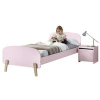 KINDERZIMMER Set Karilynn 1 Massivholz+MDF rosa - Rosa, Holz (110/73/210cm) - 58aufmkessel