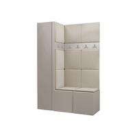 GARDEROBEN-SET Orion IX - Kaschmir/Beige, Holzwerkstoff/Kunststoff (124/186/46cm) - MIRJAN24