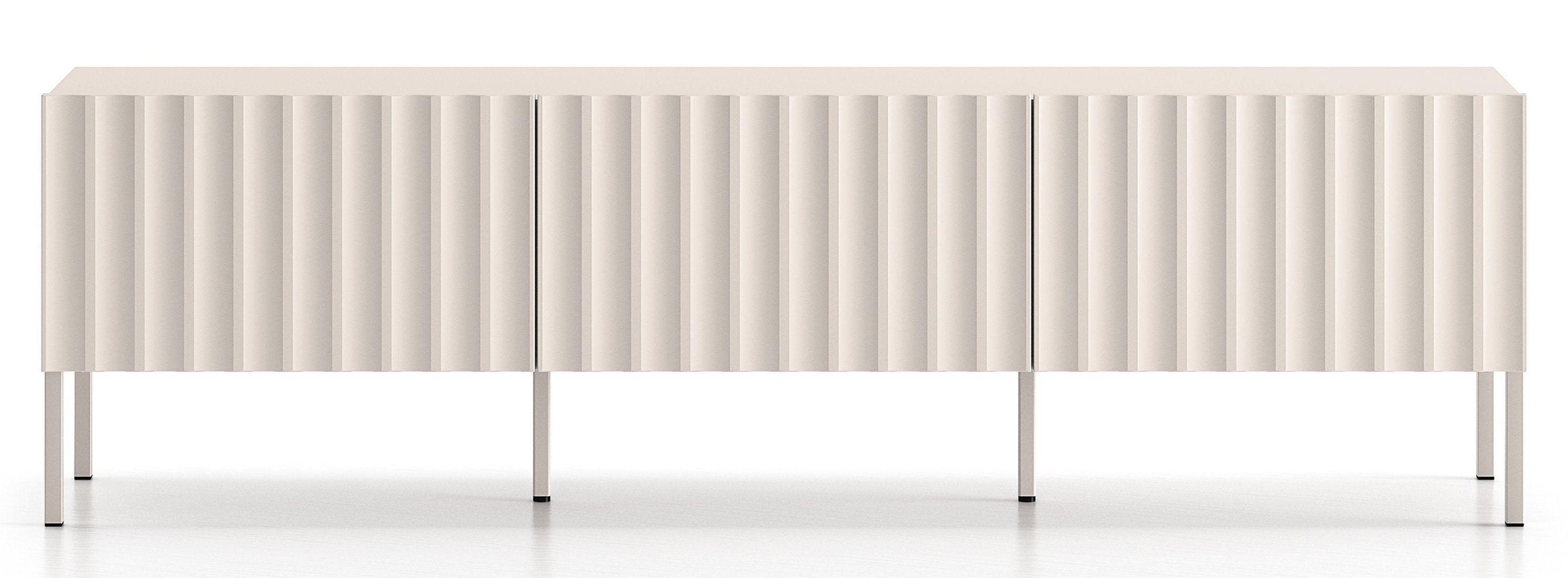 TV-LOWBOARD Derriva Hellbeige 170 cm - Ecru/Beige, Holzwerkstoff/Metall (169.8/49.7/37cm) - Selsey