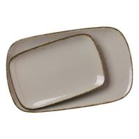 SERVIERPLATTEN-SET Casa Grau - Grau, Keramik (2/2/2cm) - Ritzenhoff Breker