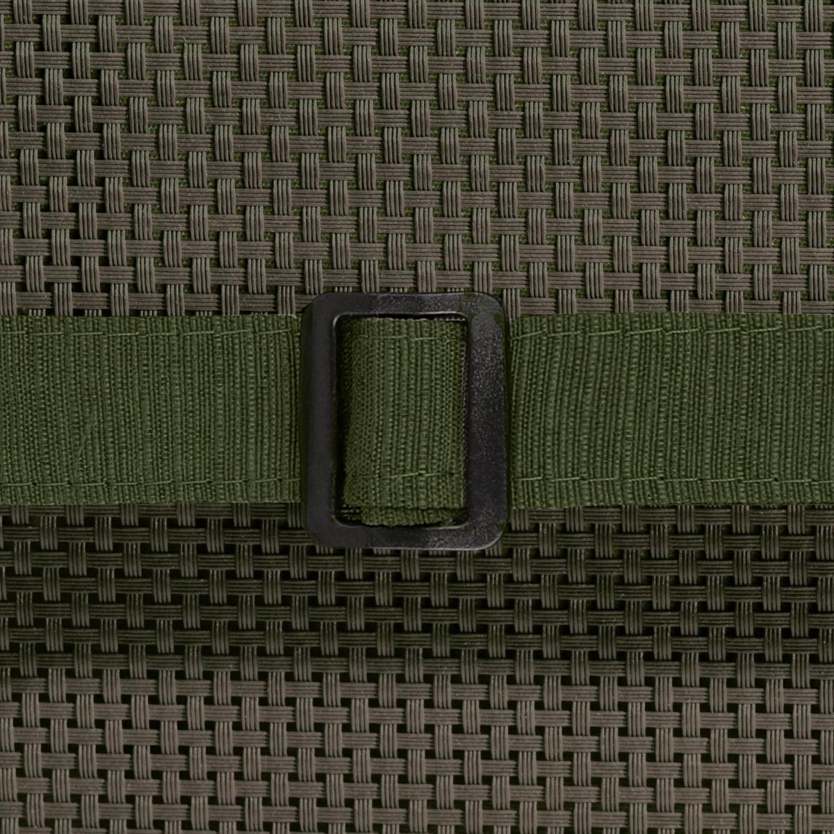HOCHLEHNERAUFLAGE HighLux HL 120/52/7cm Dunkelgrün 4tlg - Dunkelgrün, Textil (50/7/120cm) - Beautissu 