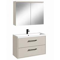 BADMÖBEL-SET Florence 2 Teile Cashmere - 80 x 40 x 51 cm - Kaschmir, Holz (80/54/40cm) - Badplaats