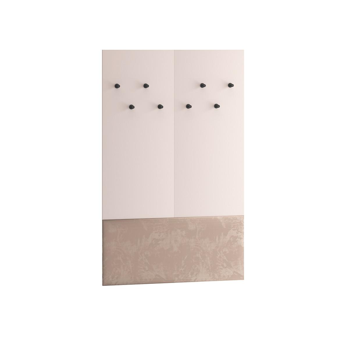 EINGANGSMÖBEL Alos Kaschmir und Holz - Beige, Holzwerkstoff (90/143/7cm) - Petits-meubles