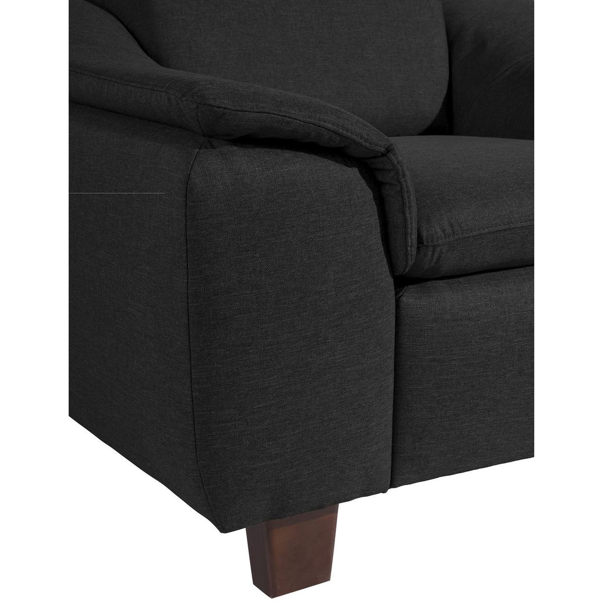 POLSTERSESSEL Kaylil Flachgewebe schwarz - Schwarz, Kunststoff (87/82/100cm) - 58aufmkessel