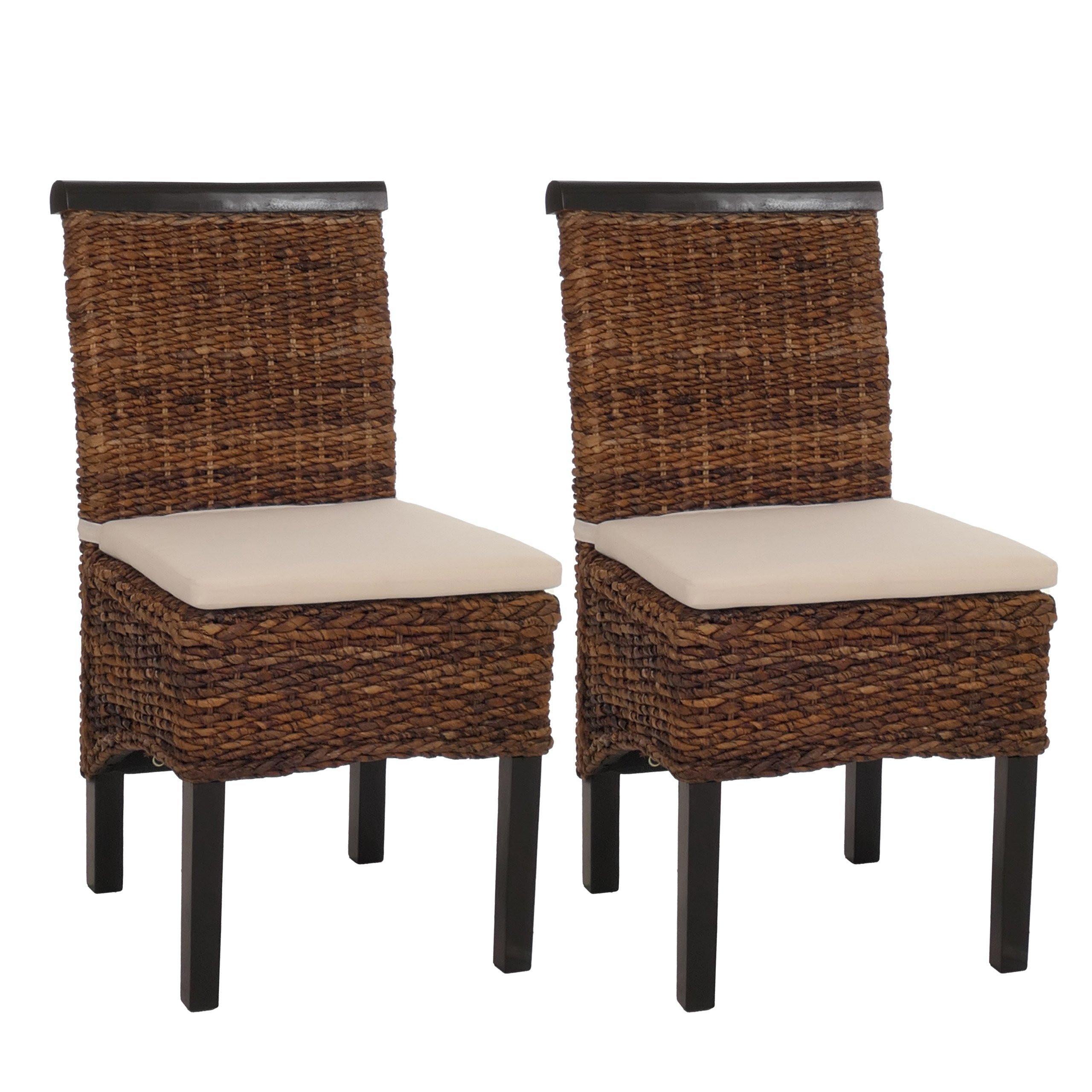 ESSZIMMERSTUHL Braun 2er-Set - Dunkelbraun/Braun, Holz (47/93/43cm) - MCW