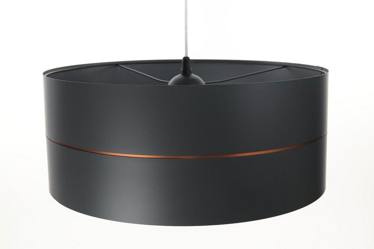 HÄNGELEUCHTE Grau 40/21 cm - Grau/Kupferfarben, Kunststoff (40/0.6/21cm) - ONZENO