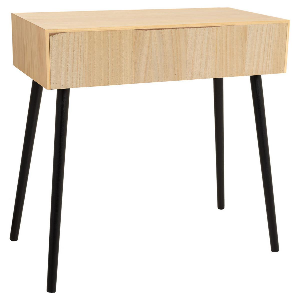 KONSOLENTISCH aus Holz, braun, 80x42x79cm - Braun, Holz (81/82/44cm) - Wanderlust