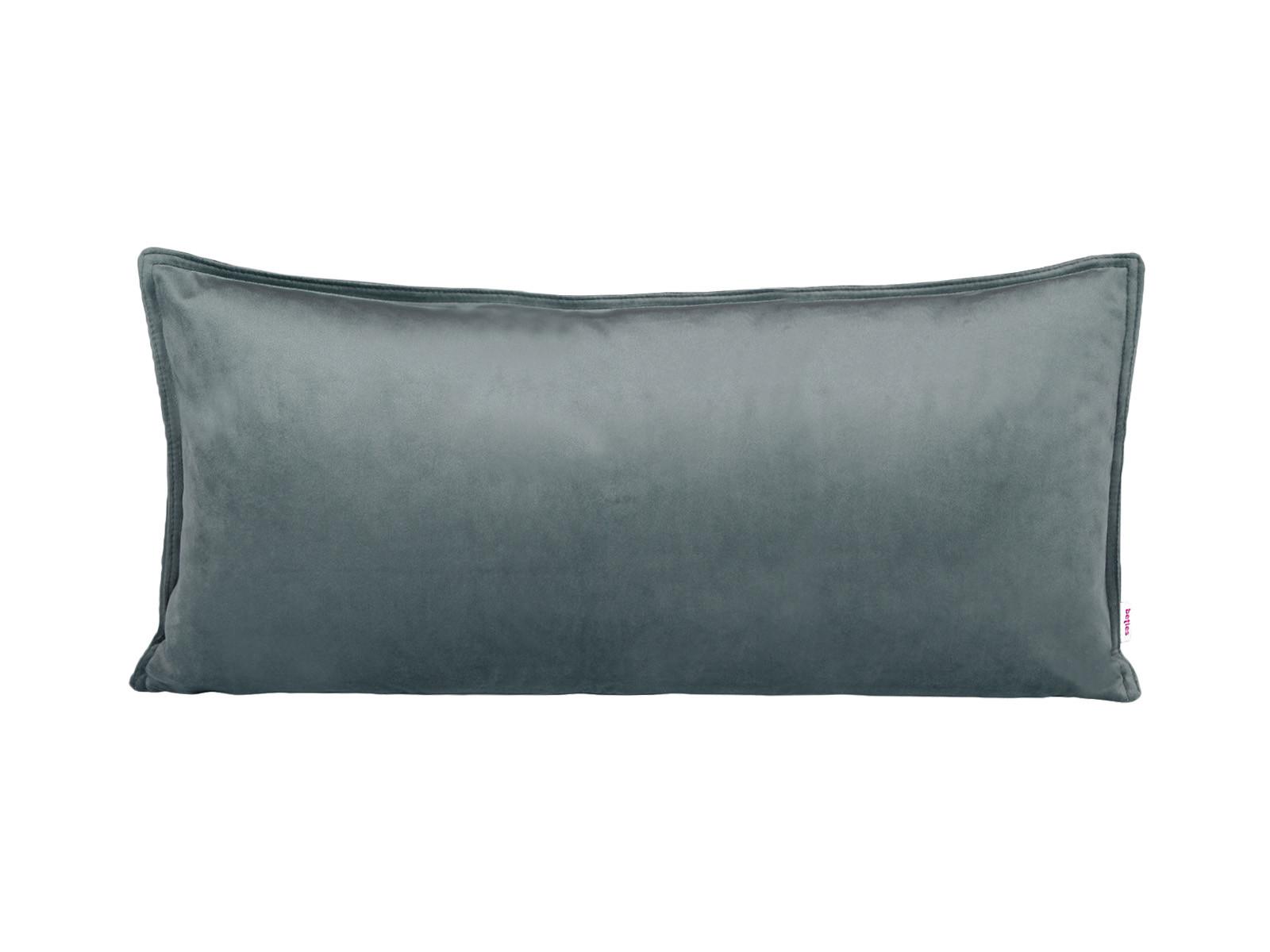 KISSENHÜLLE Samt&Sonders stein-grau 30/70 cm - Grau, Textil (30/70cm) - beties Heimtextil