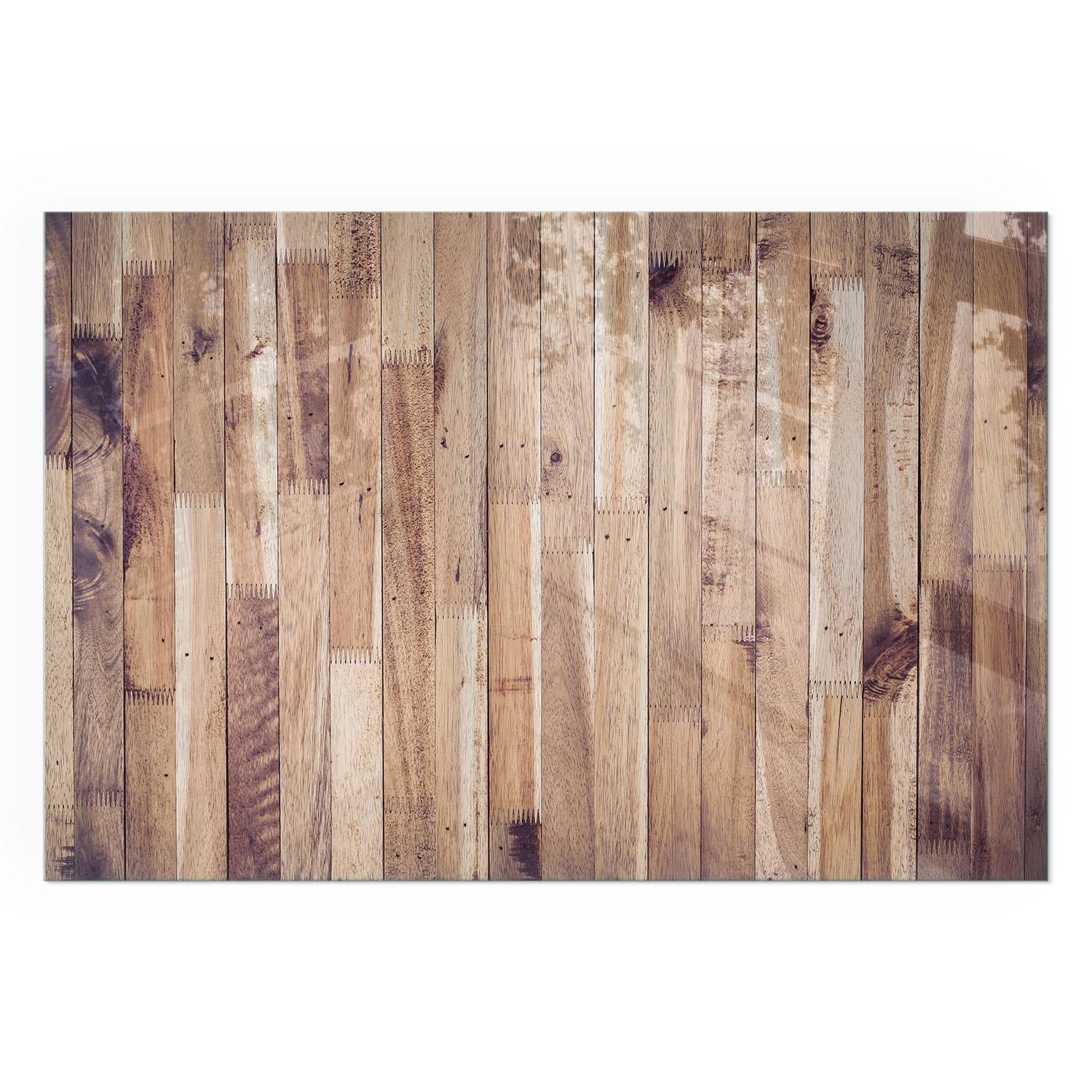 GLASPLATTE für Kamin 60x40 cm - Braun, Glas (60/40/0.4cm) - TULUP