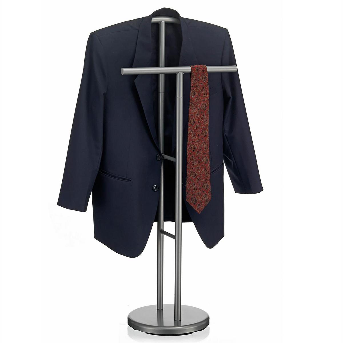 HERRENDIENER LAURENZ grau - Grau, Metall (48/105/29cm) - IDIMEX
