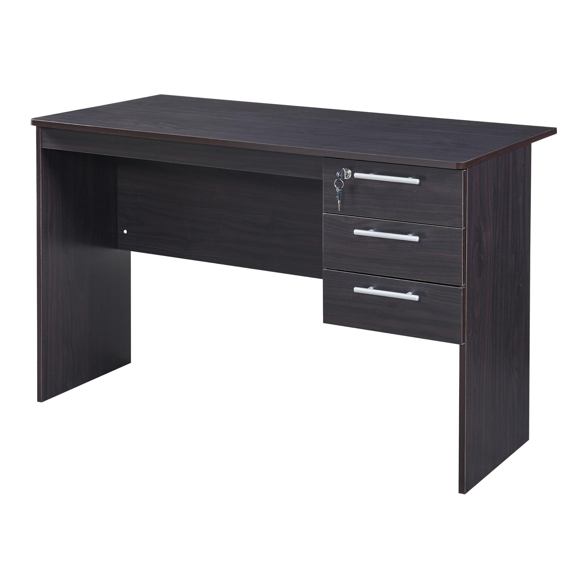 SCHREIBTISCH Ragunda - Dunkelbraun, Holzwerkstoff (59/120/75cm) - [en.casa]