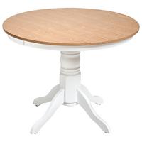 ESSTISCH Helle Esche 100/100 cm Holz Akron - Hellbraun/Weiß, Holz (100/100/76cm) - Beliani