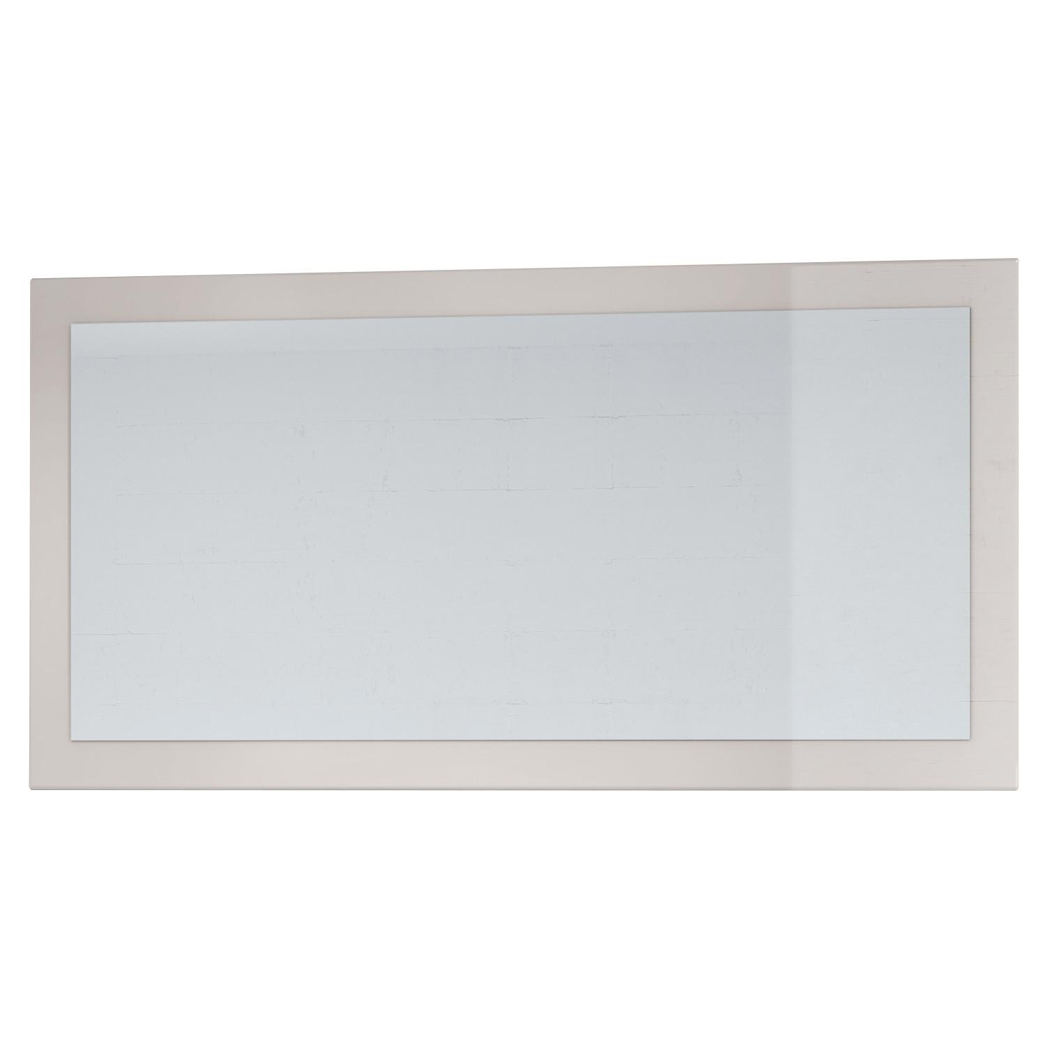 SPIEGEL Lima Sandgrau Hochglanz - Sandfarben, Holzwerkstoff (110/52/2cm) - Vladon