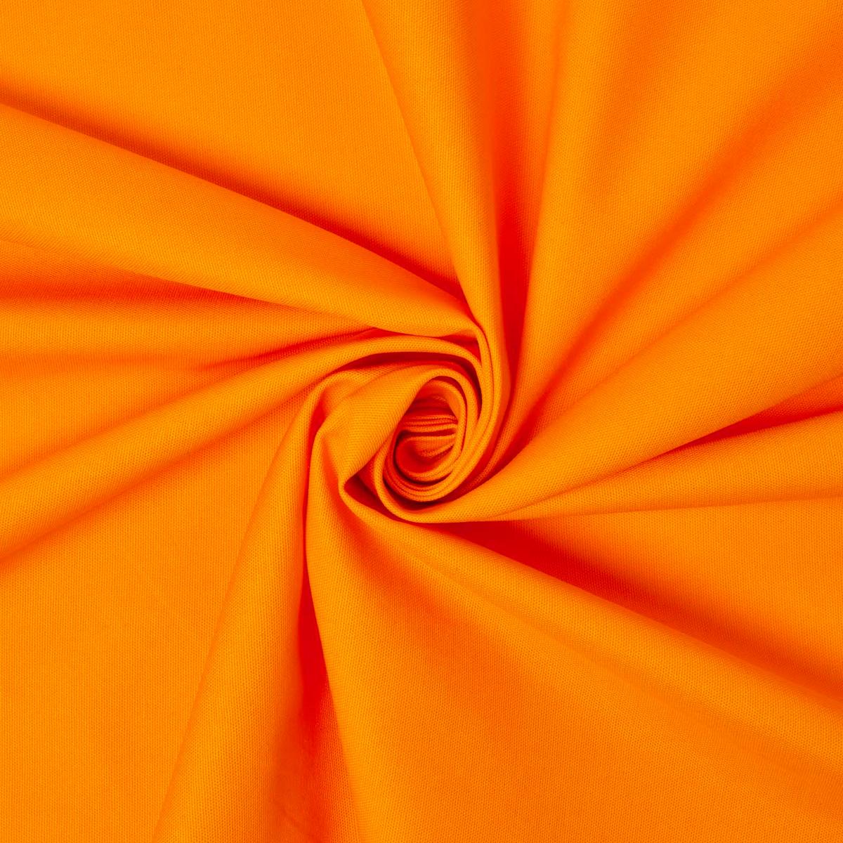 BAUMWOLLSTOFF Meterware orange, 150 cm - Orange, Textil (150/100cm) - Homescapes